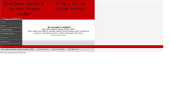Desktop Screenshot of eastcoastkaratehome.com